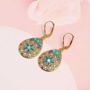 NWOT-Italian 925 Sterling Filagree Tear Drop Earrings